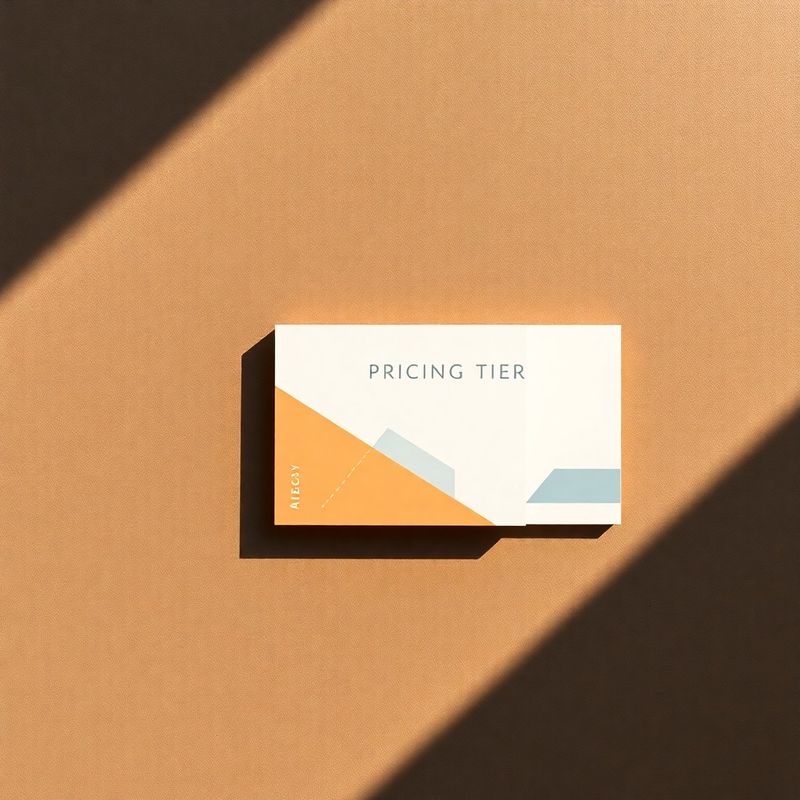 Composición flat-lay minimalista con tres tarjetas escalonadas sobre superficie gris pizarra